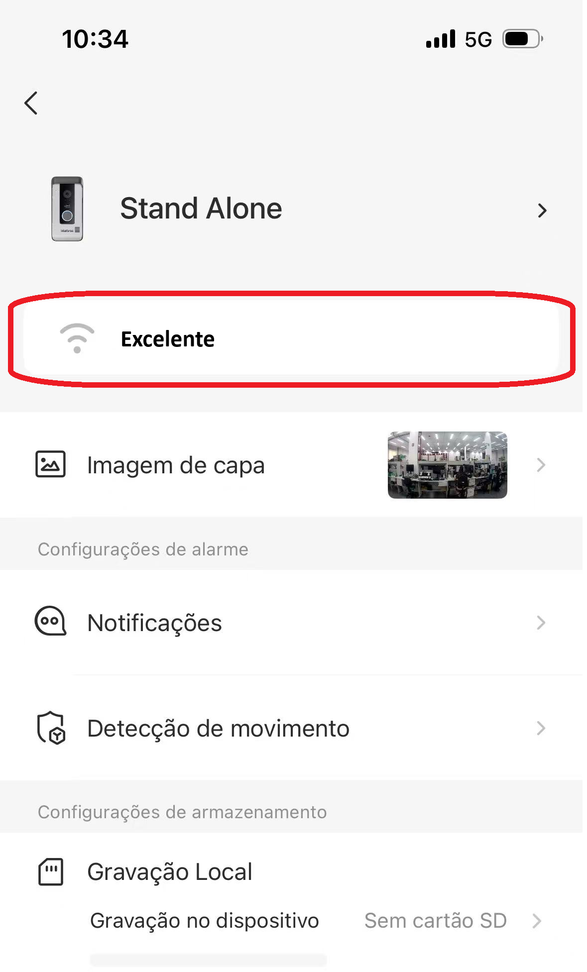 Conexão de Rede